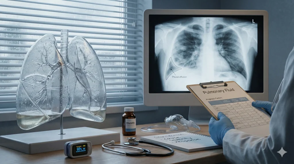 eau dans les poumons espérance de vie